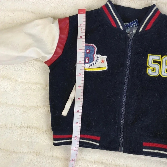 Boyz Wear By Nanette Toddler Varsity Basketball Jacket Size 12 M - Picture 14 of 14